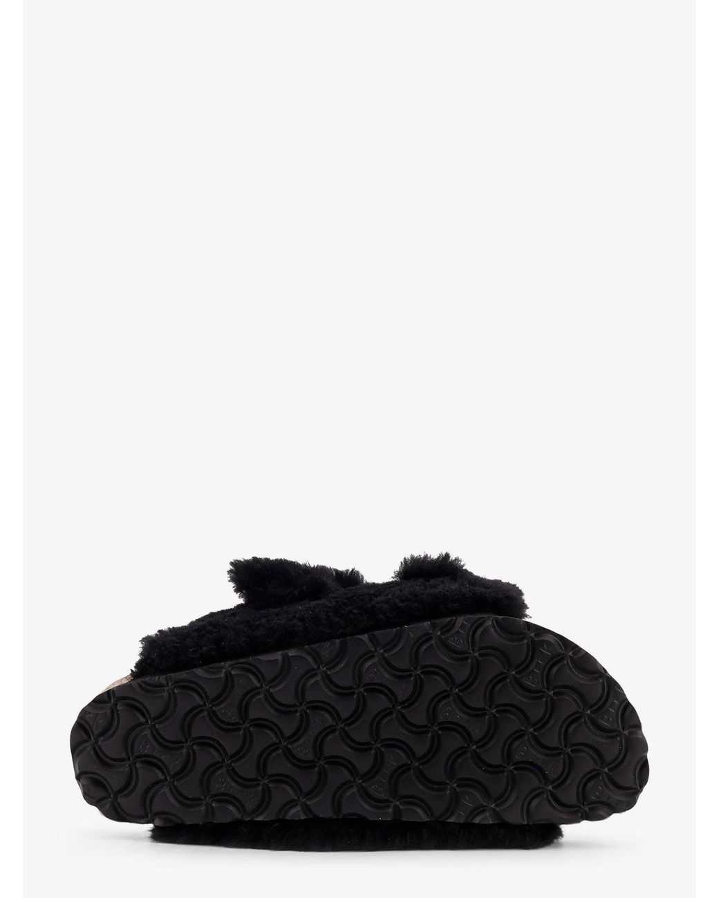 Birkenstock Black Arizona Big Buckle Teddy Sandals