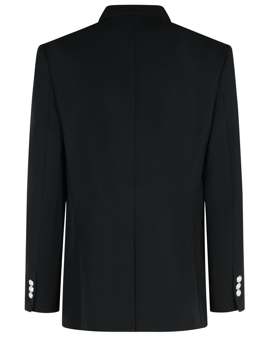 Balmain Black Virgin Wool Blazer for men
