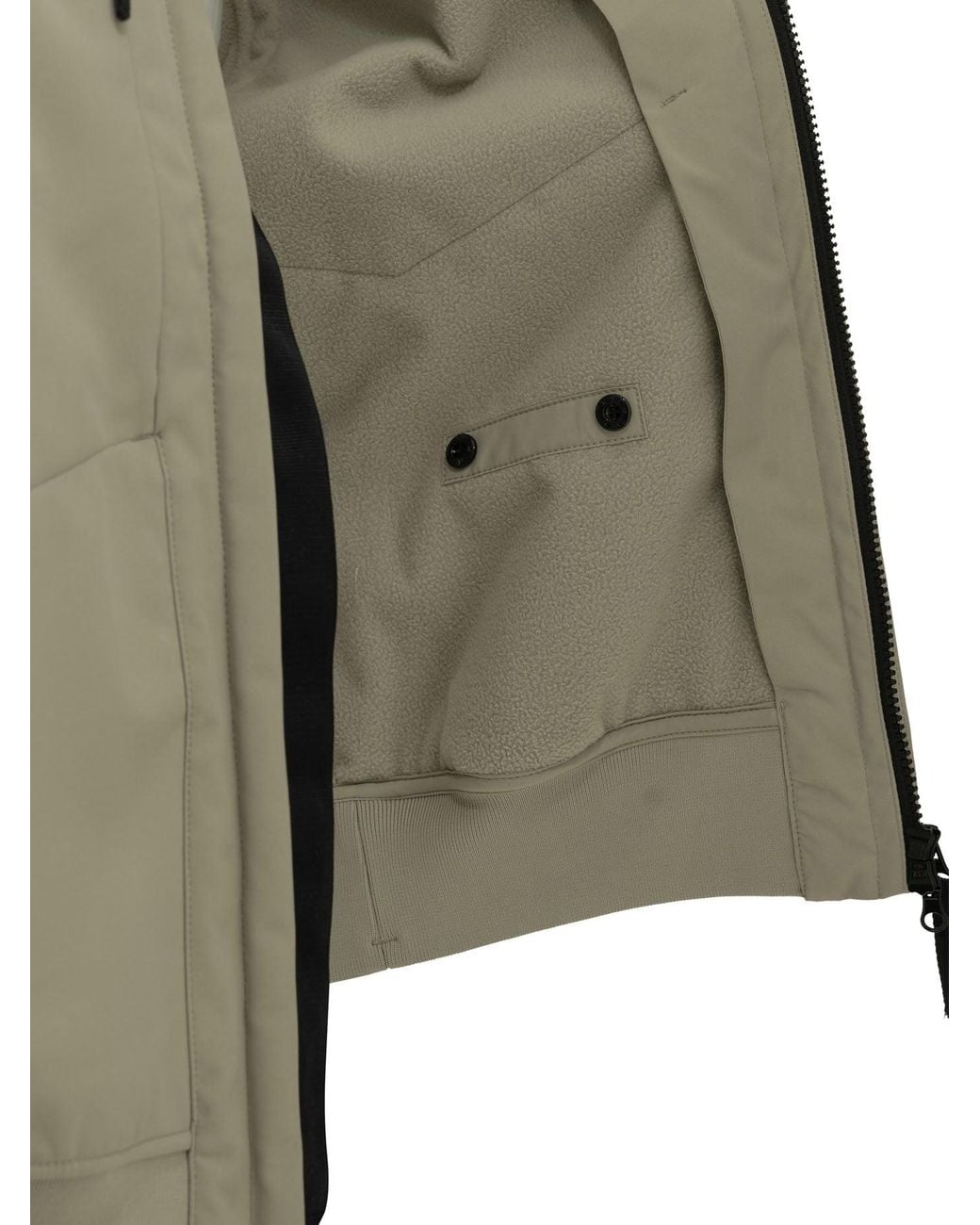 Stone Island Green "Soft Shell" Bomber Jacket for men