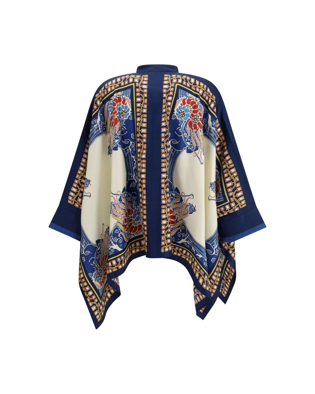 LaDoubleJ Blue Foulard Shirt Silk