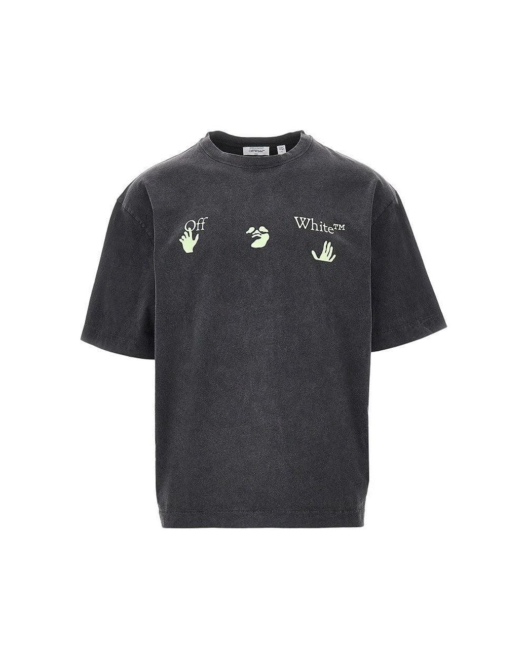 Off-White c/o Virgil Abloh Black 'Bacco Arrow' Cotton T-Shirt for men