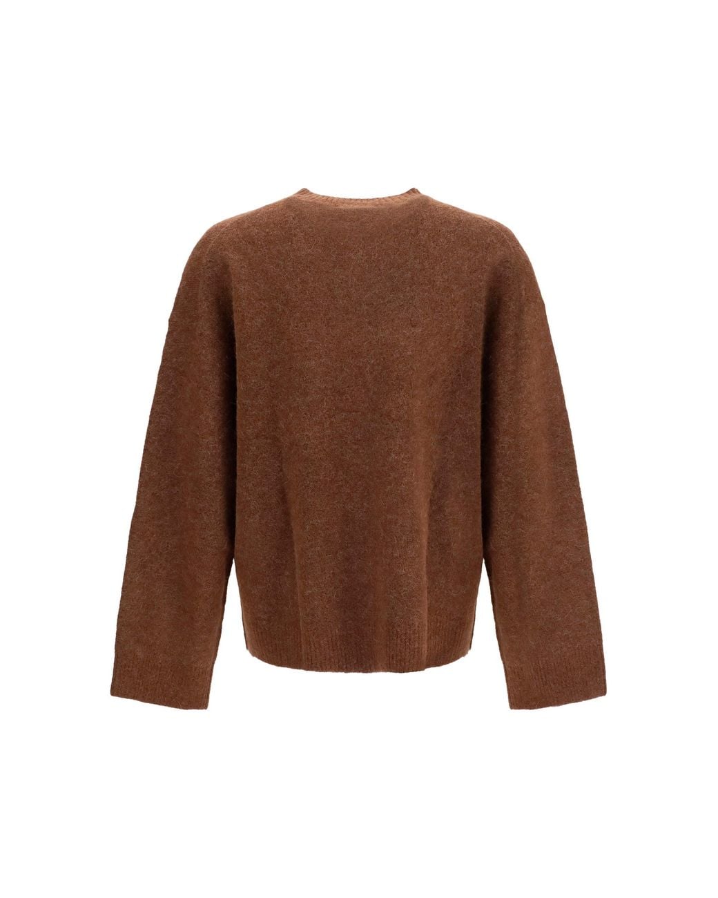 Represent Brown Knitted Logo Sweater Chocolate for men