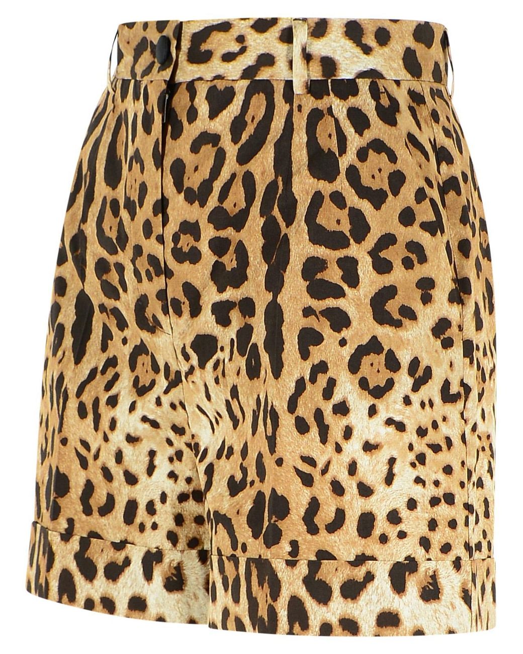 Dolce & Gabbana Natural 'Leo' Cotton Shorts