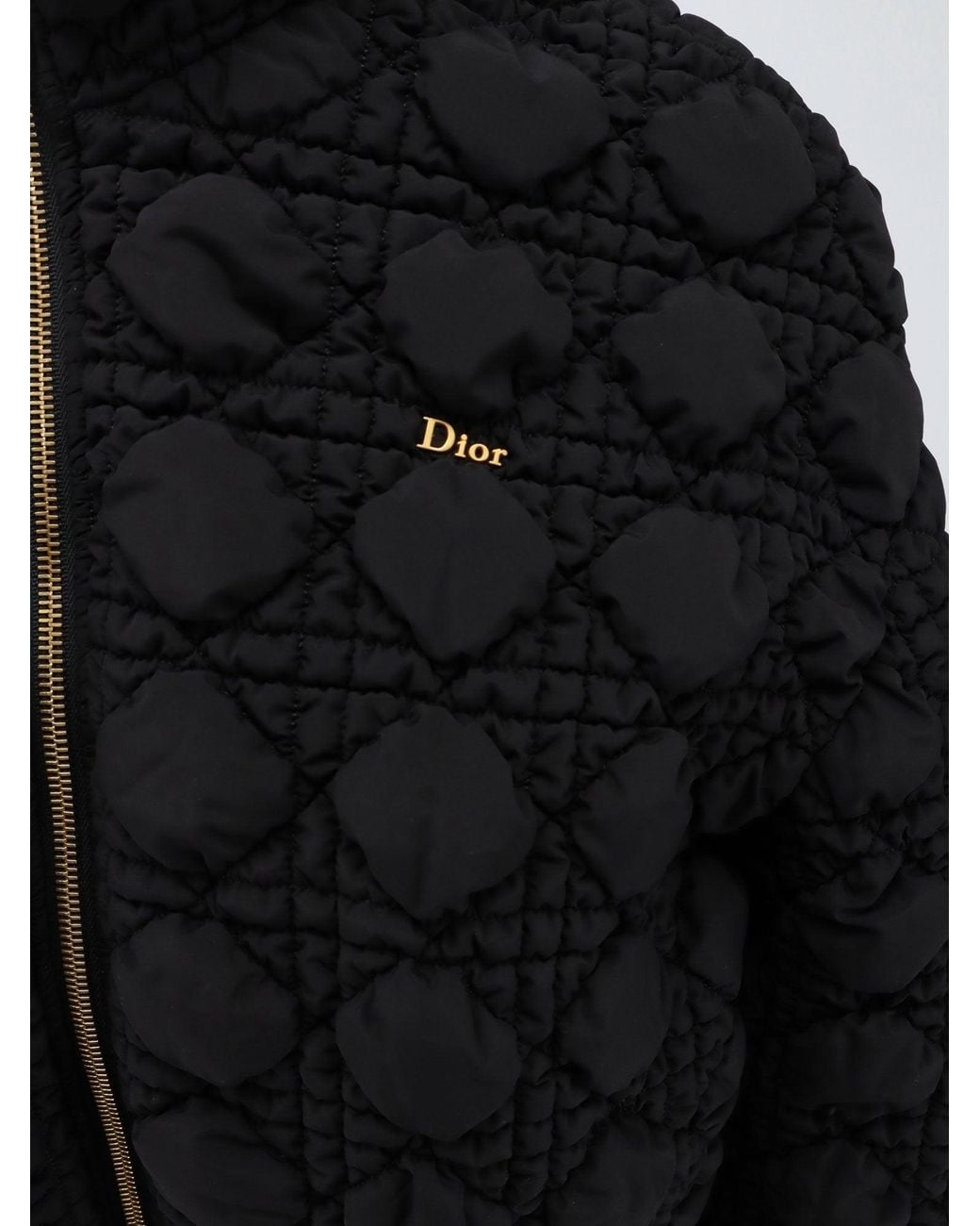 Dior Black Dior Macrocannage Jacket With Zip