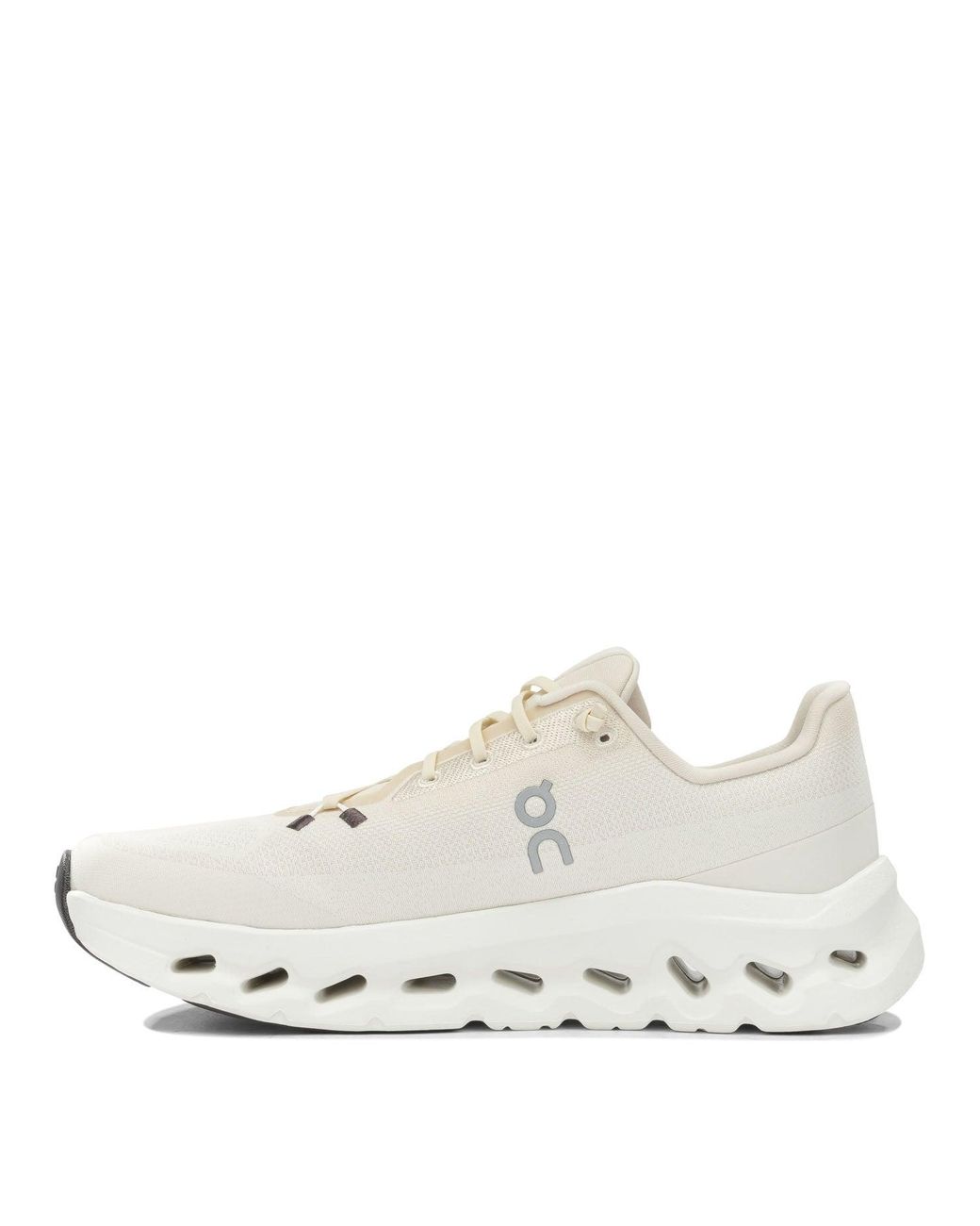 On Shoes White "Cloudtilt" Low-Top Sneakers