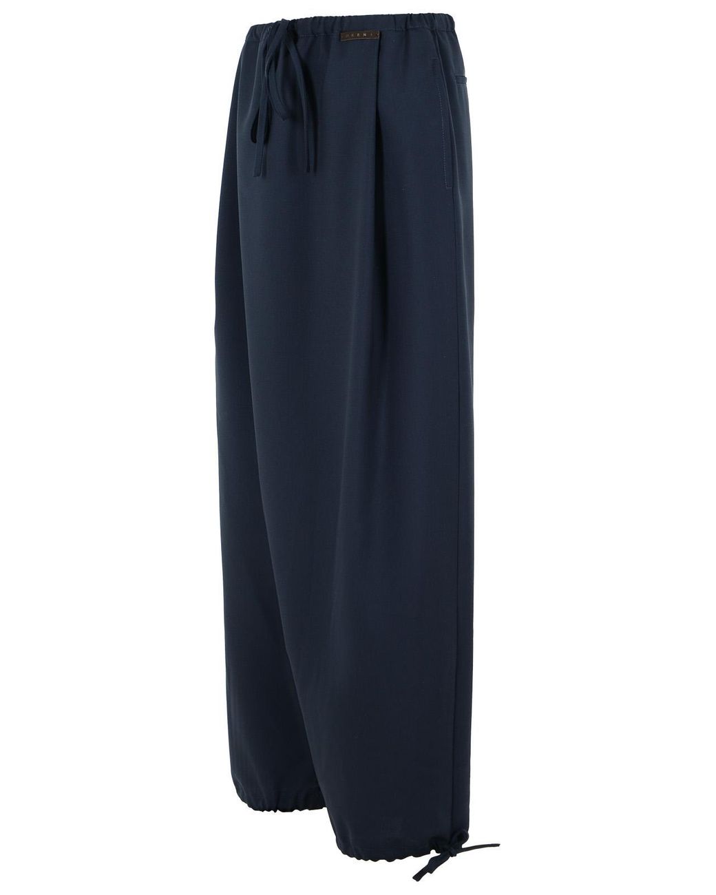 Marni Blue Virgin Wool Trousers