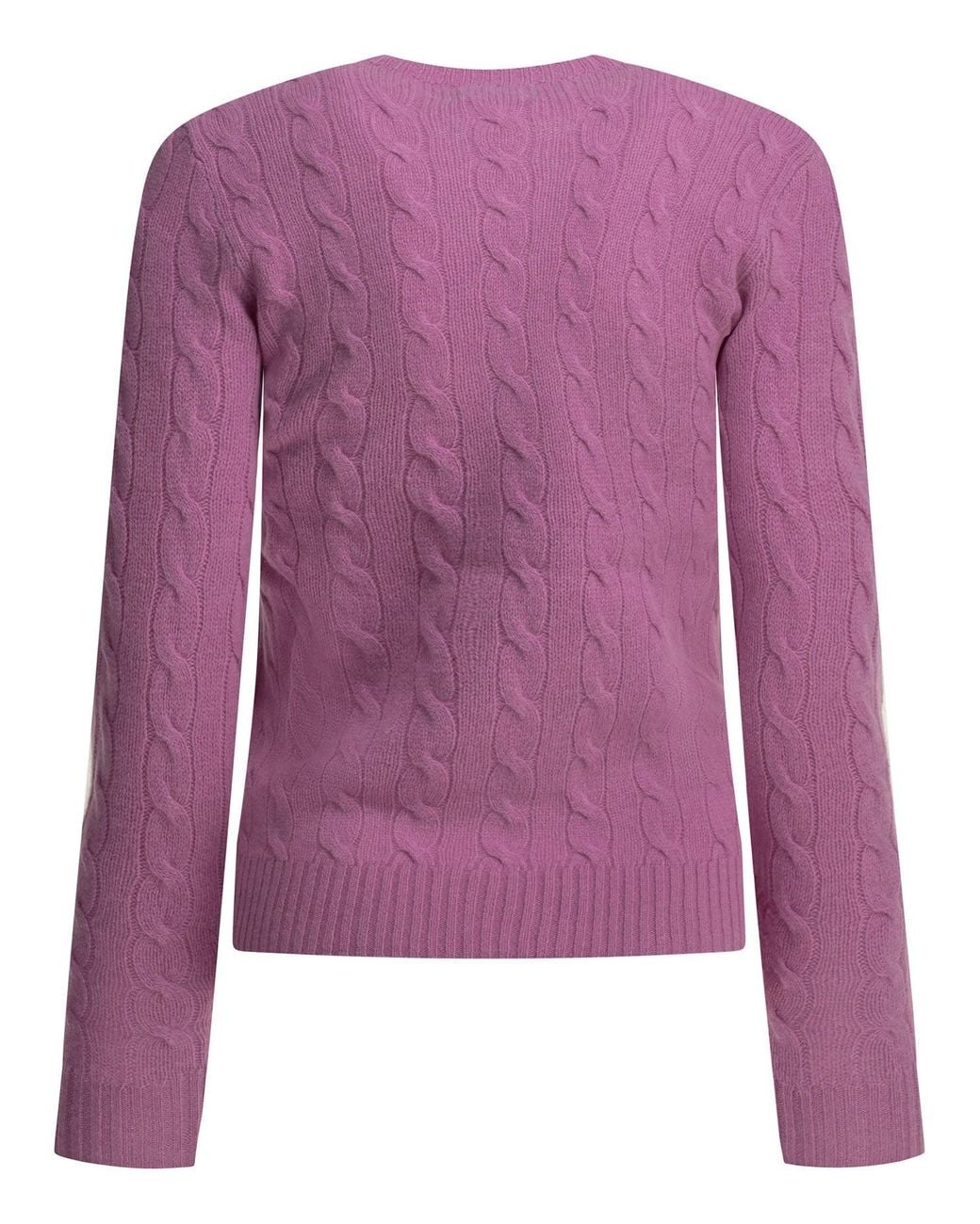 Polo Ralph Lauren Purple Crew-Neck Sweater Thistle