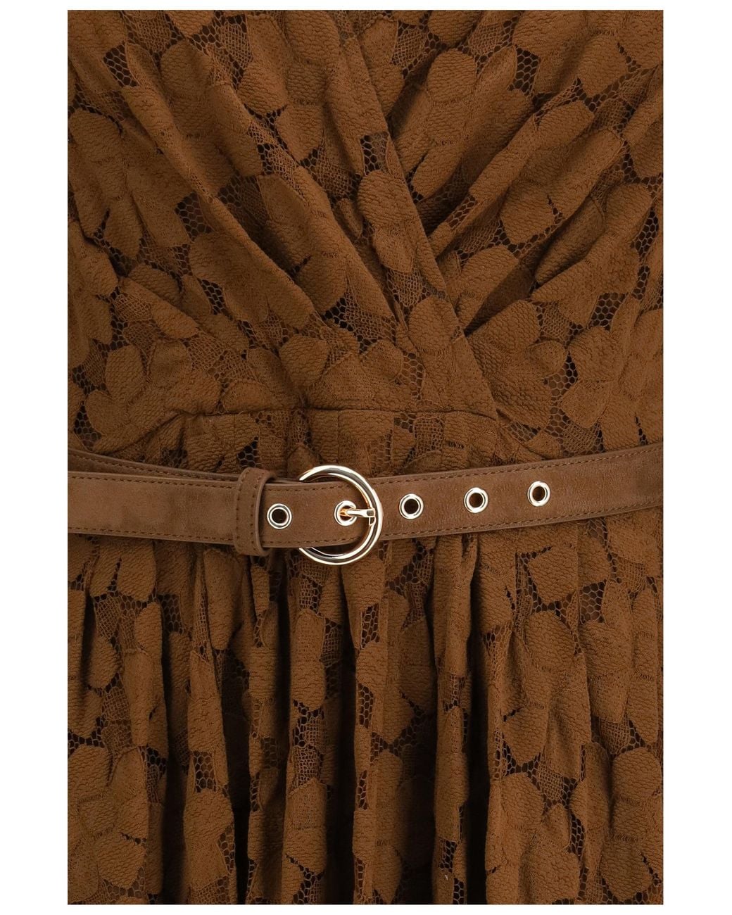 Max Mara Brown Agrume Midi Dress