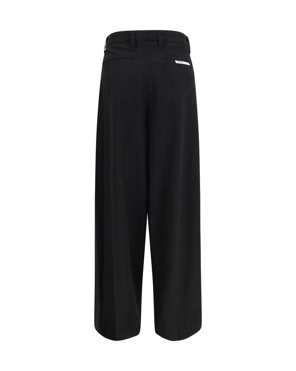 Gcds Black Wide-Leg Tailored Pants