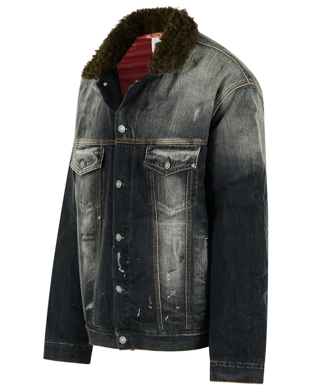 Acne Black 'Robert' Denim Jacket for men