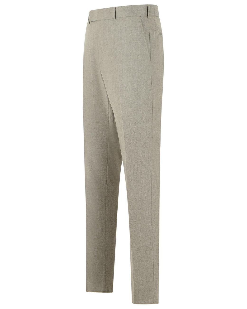 Zegna Gray Wool Trousers for men