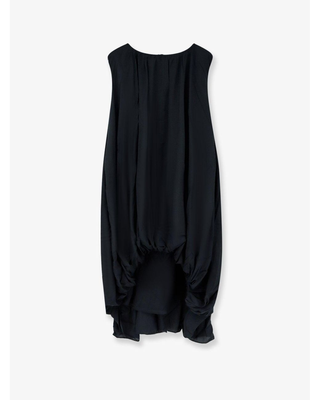 LAMRONS Black Dress Modal And Silk Blend