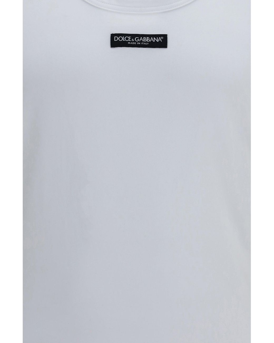Dolce & Gabbana Gray Dolce & Gabbana Marcello Stretch-Cotton Tank Top for men