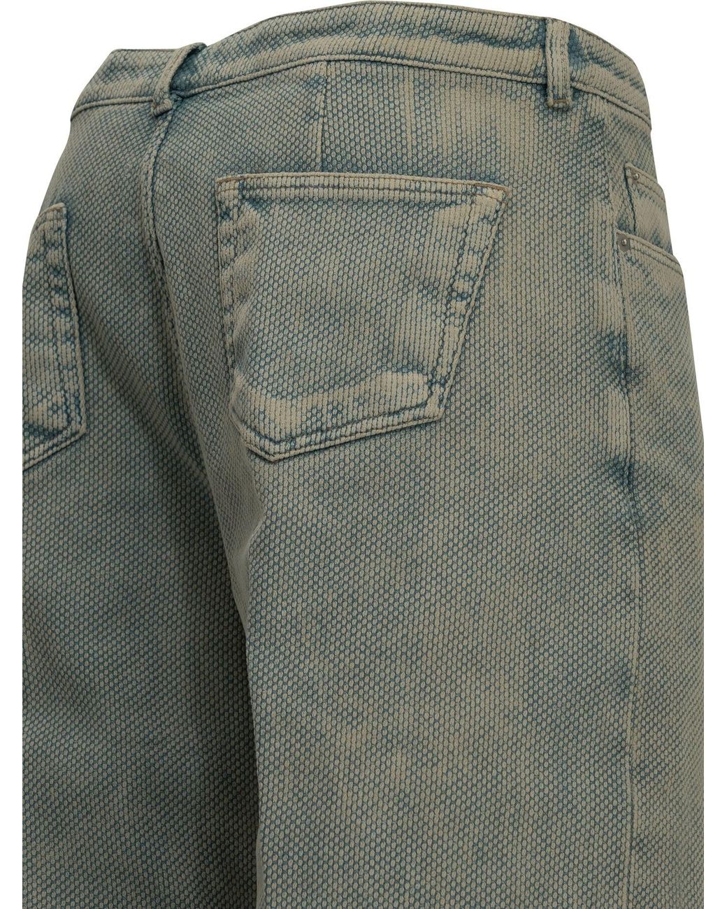Rick Owens Gray "Geth" Wide-Leg Jeans for men