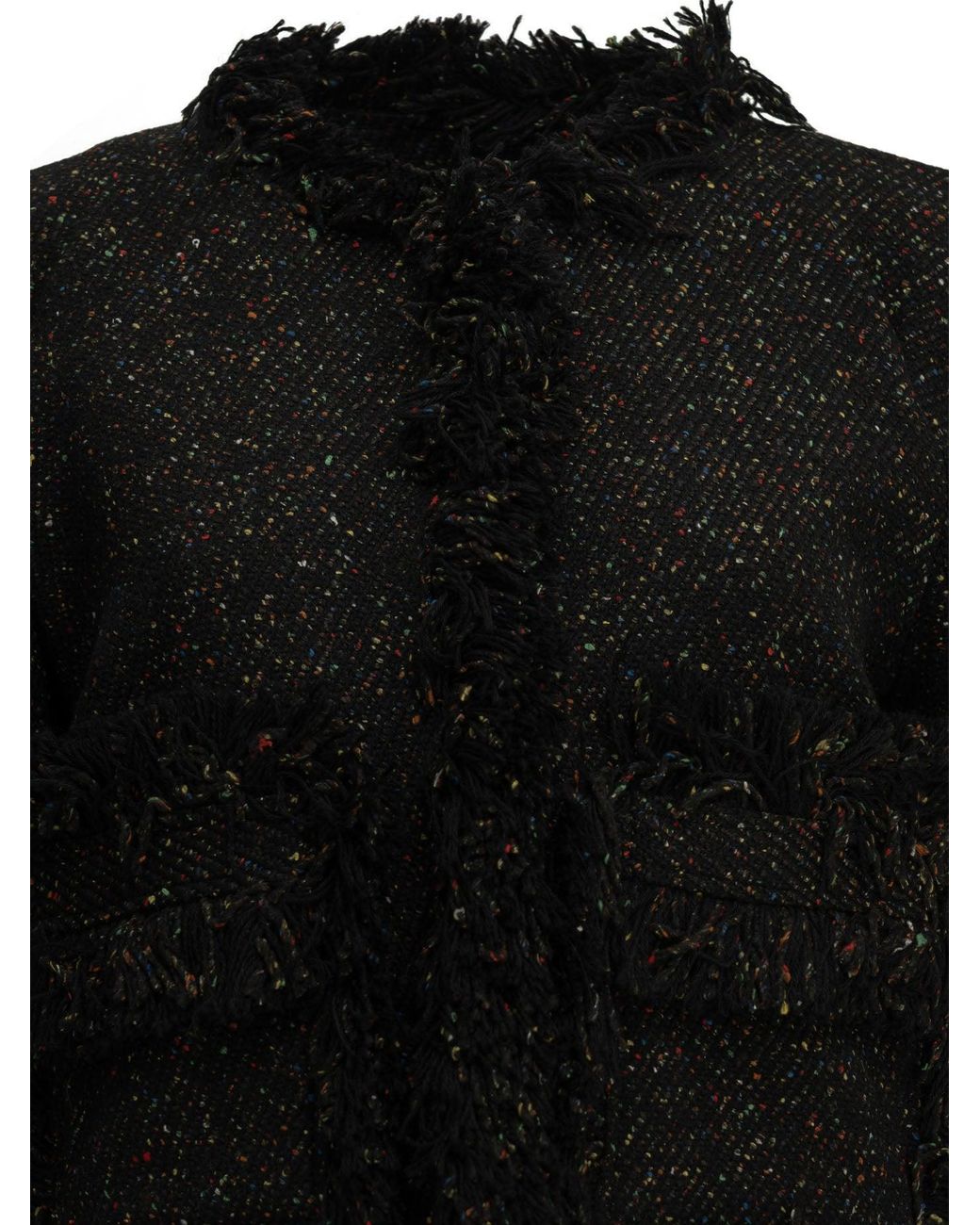 Sacai Black "Nep" Blazer