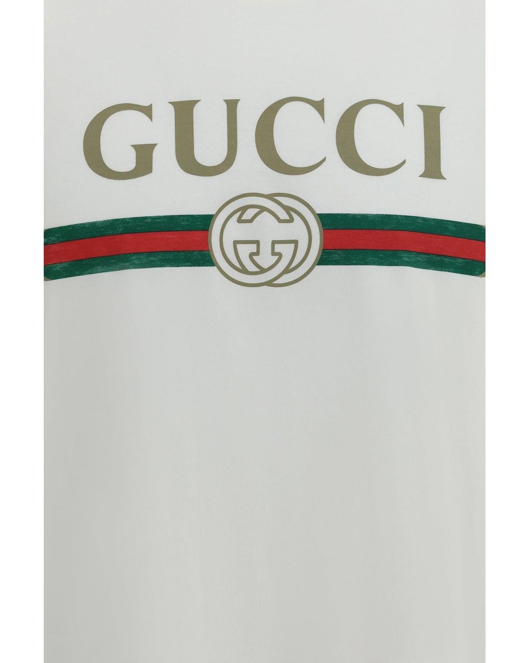 Gucci Gray Printed Silk-Blend Jersey T-Shirt Off for men