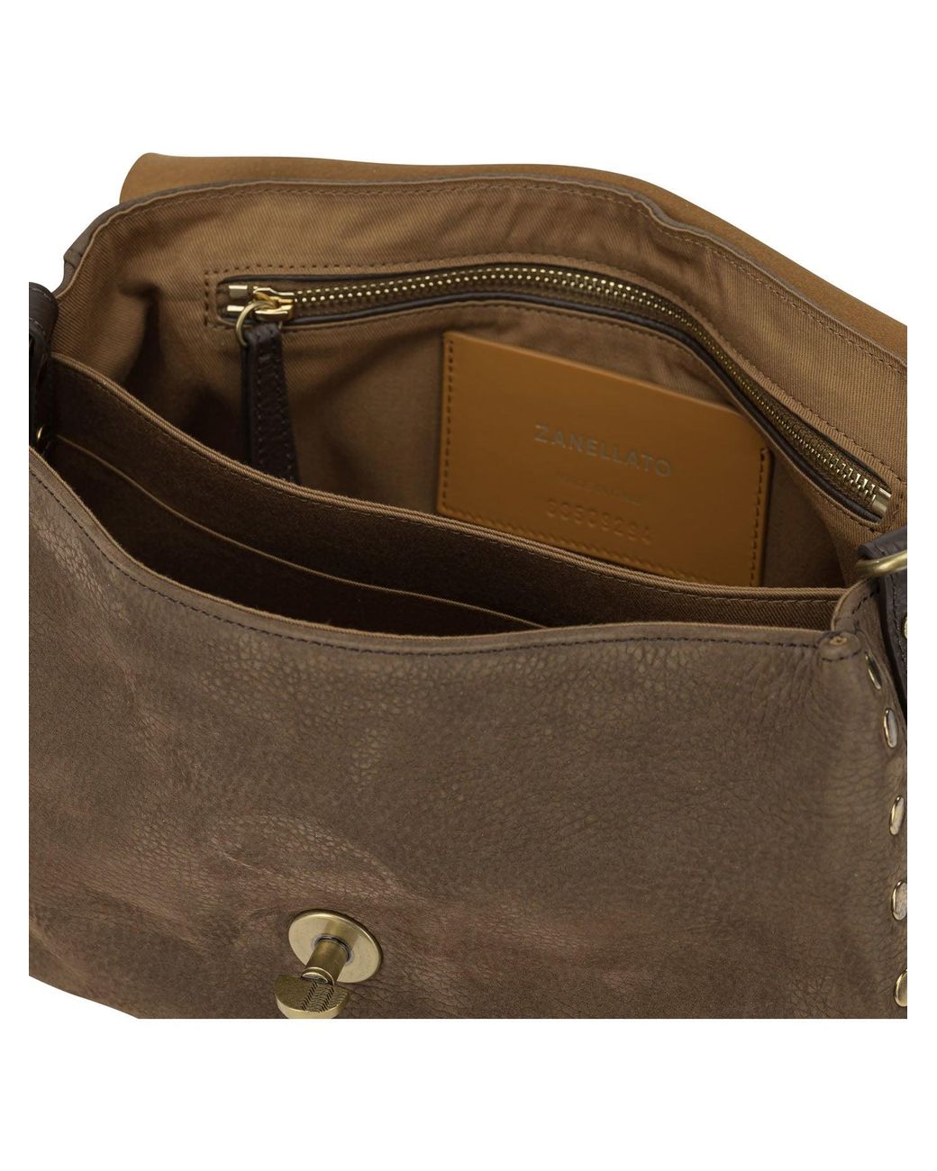 Zanellato Brown "Postina" Small Handbag