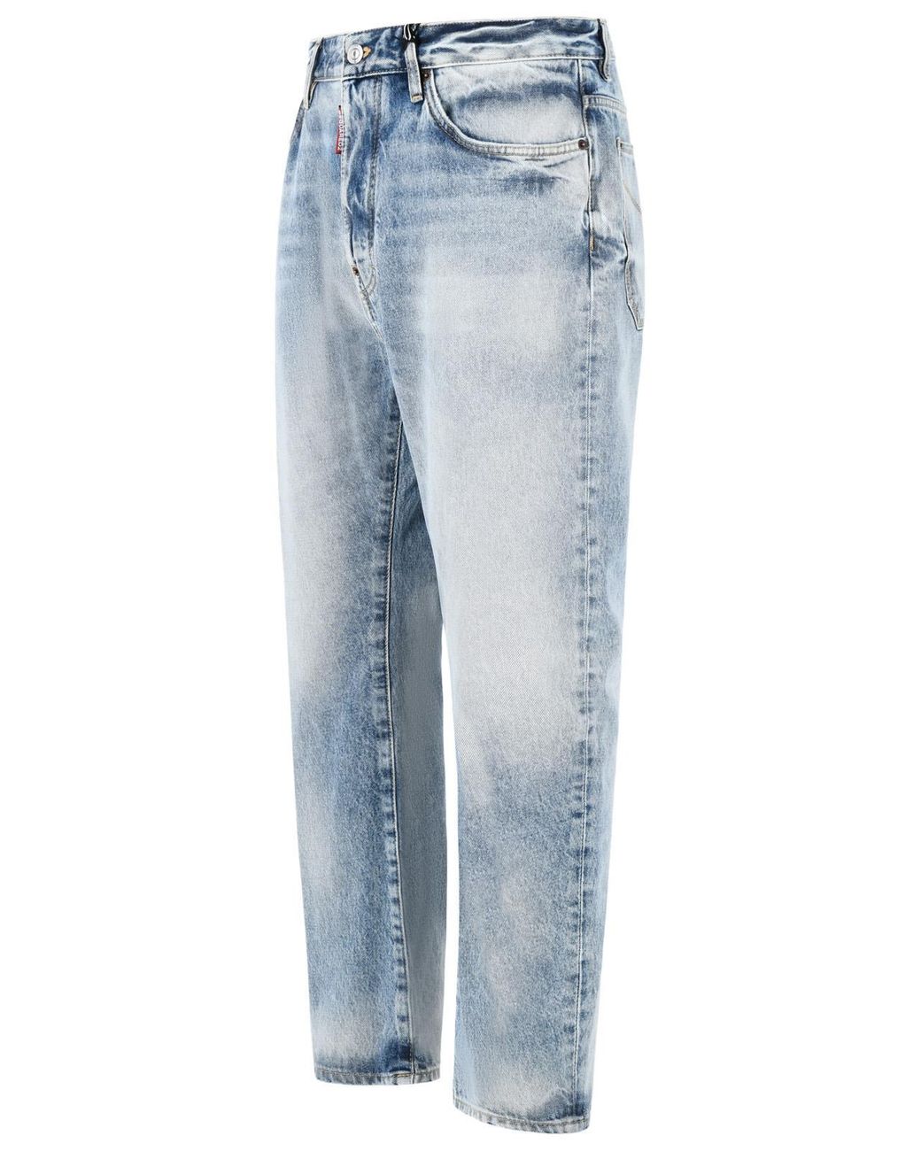 DSquared² Blue 'Bro' Light Cotton Jeans for men