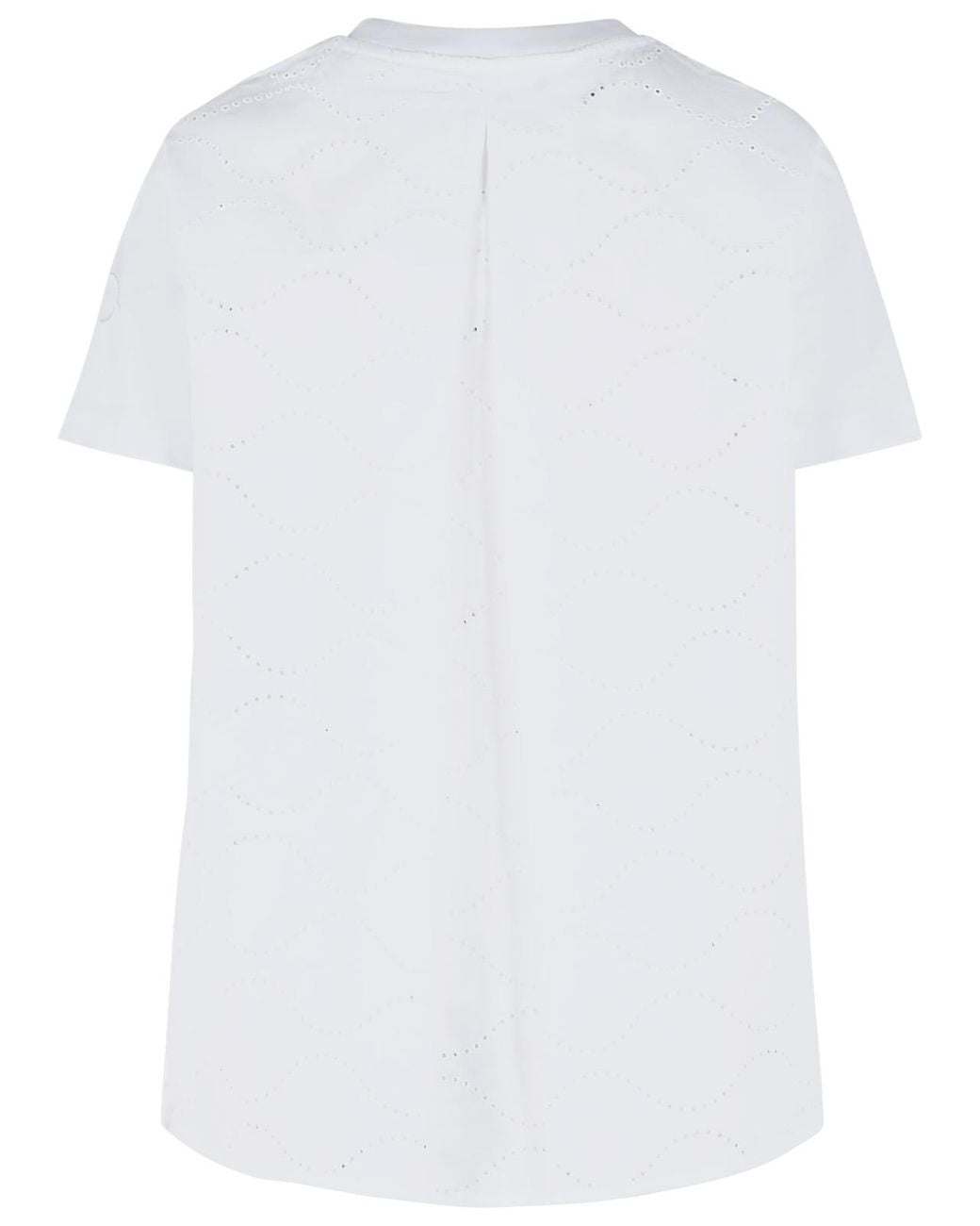 Moncler White Cotton T-Shirt