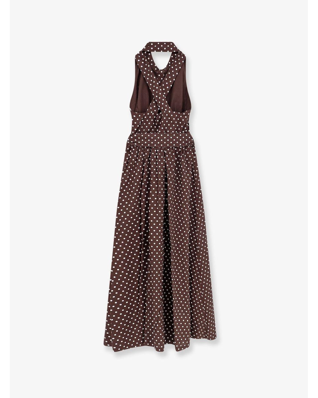 Lavi Brown Dress Caprese Cotton