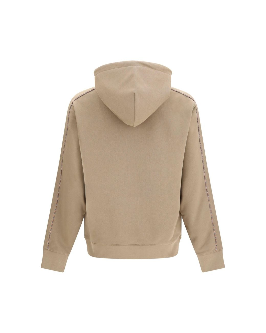 Burberry Natural Hoodie Check Print for men