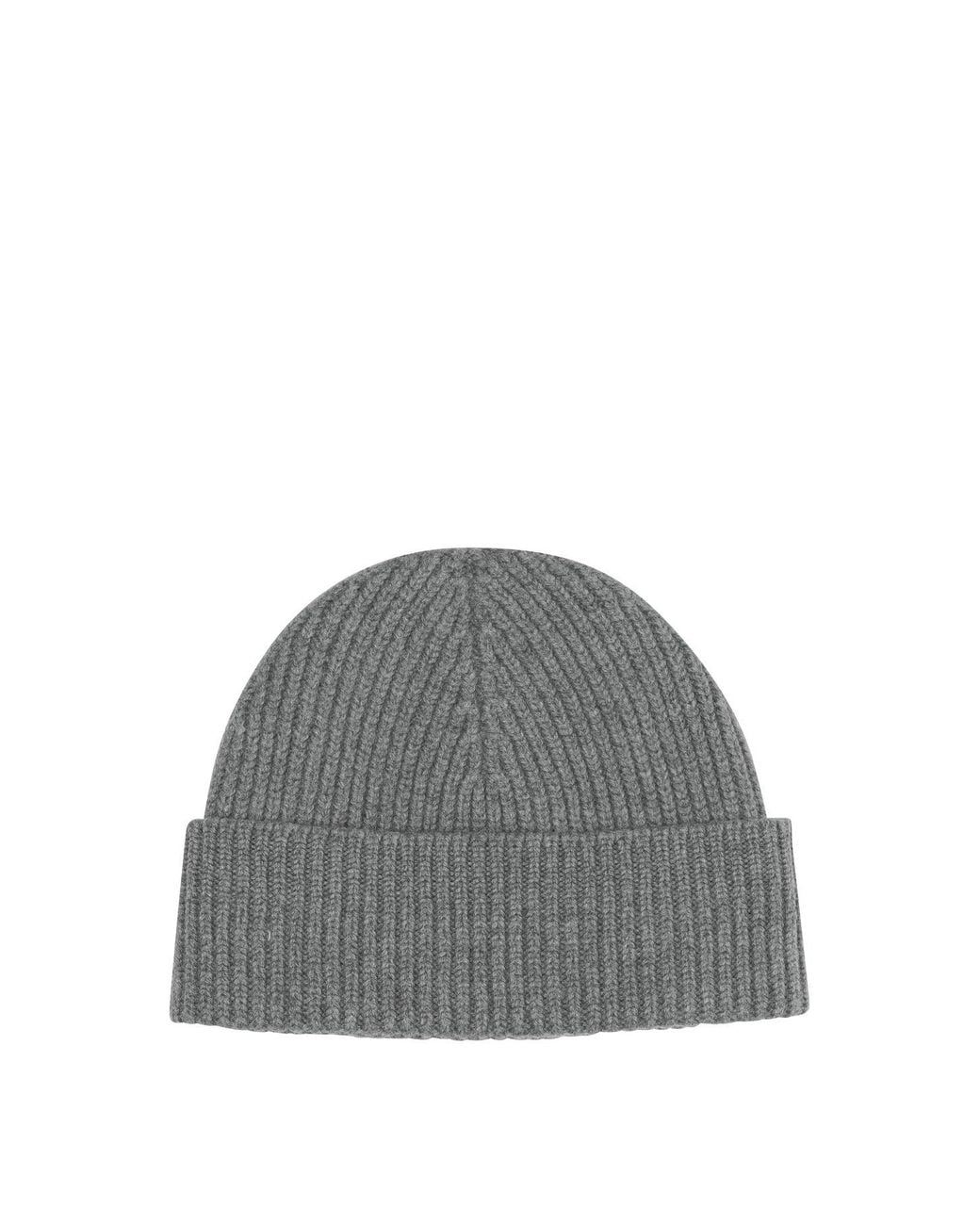 AMI Gray Ami De Coeur Beanie for men