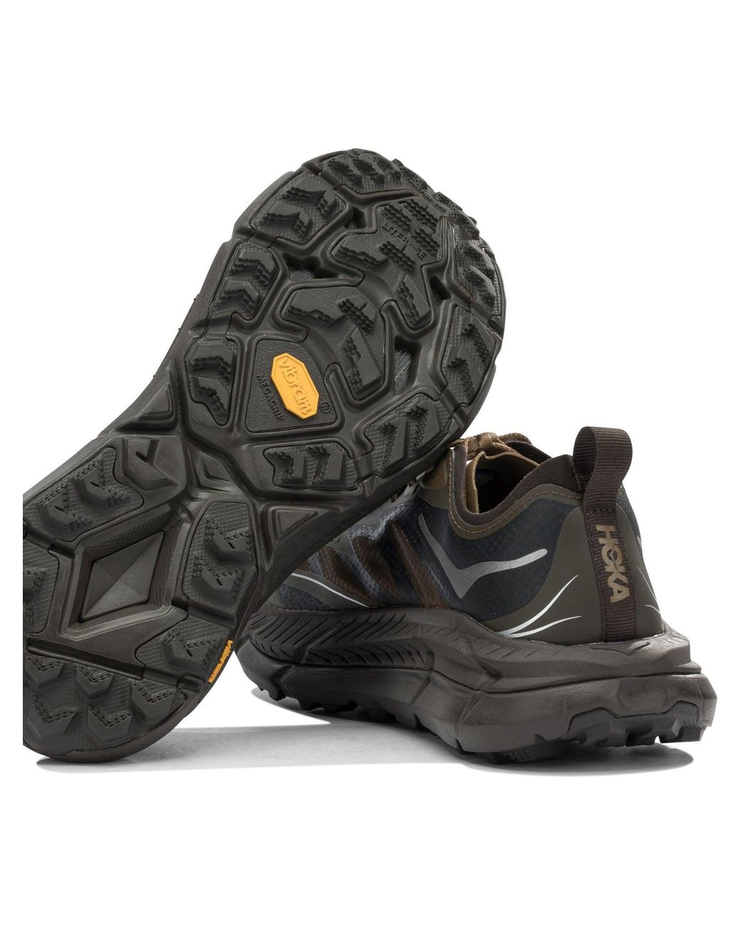 Hoka One One Black Fabric Sneakers for men