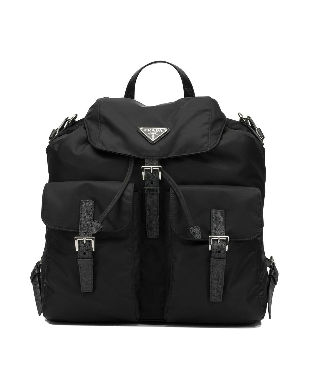 Prada Black Casual Backpack for men