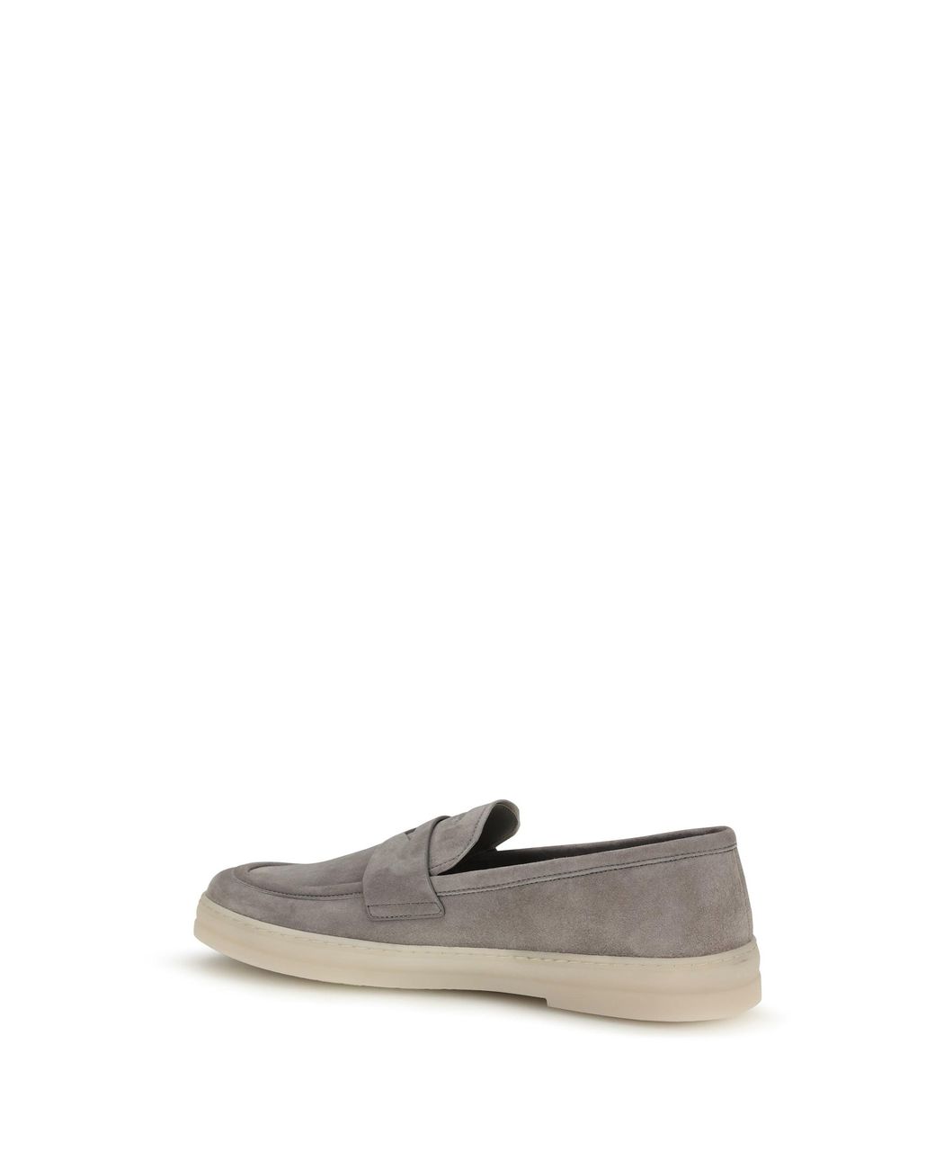 Prada White Suede Loafers for men