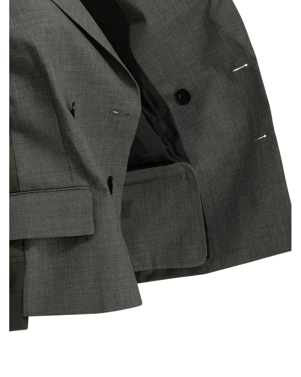 Sacai Gray Blazer