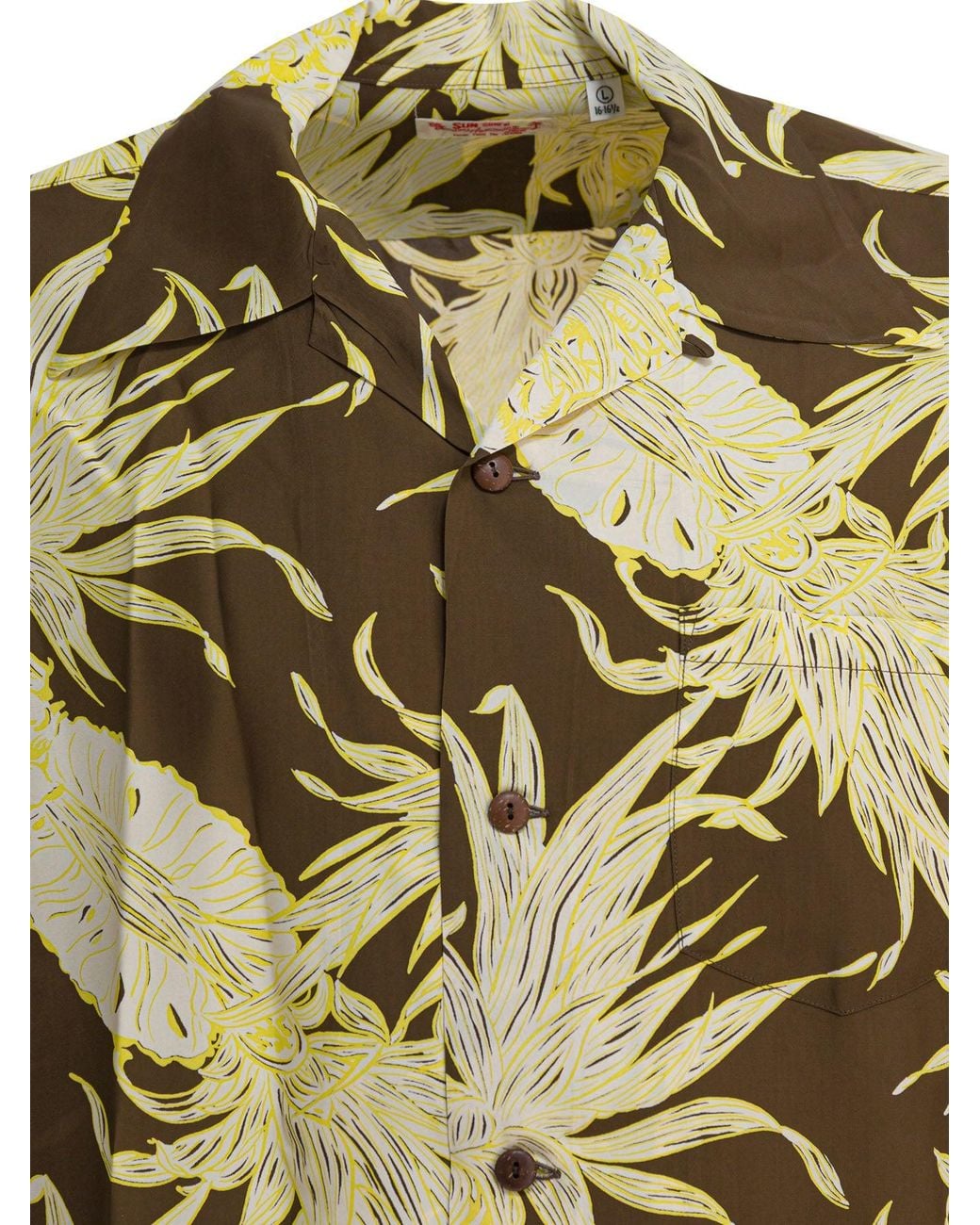 Sun Surf Metallic "Island Pineapple" Shirt for men