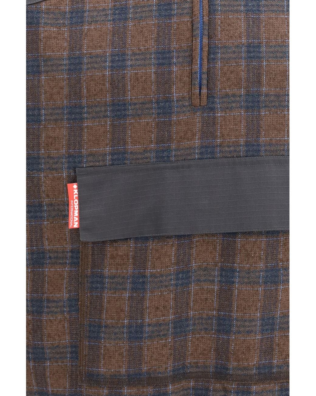 GR10K Gray Cotton-Blend Zip Jacket for men