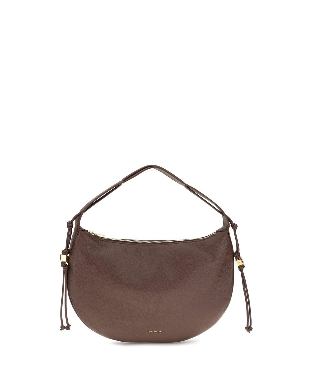 Coccinelle Brown Thess Shoulder Bag Berry
