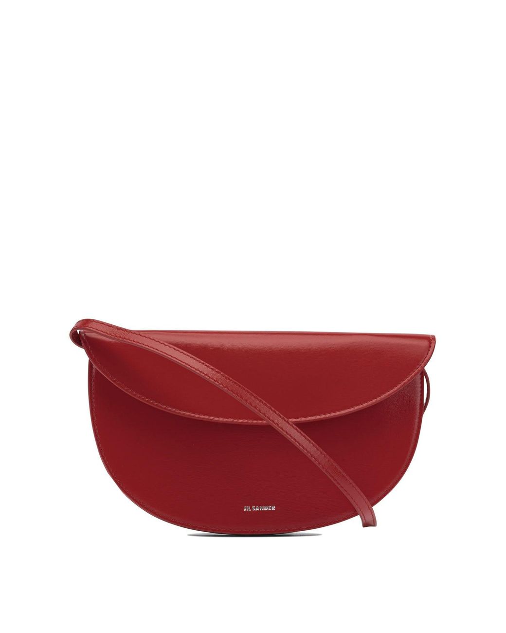 Jil Sander Red "Curve" Wallet