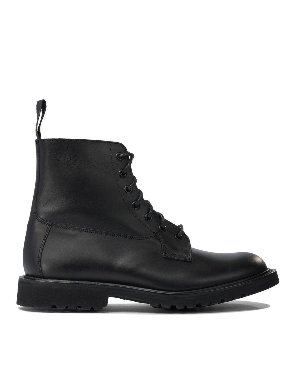 Tricker's Black "Burford" Ankle Boots for men