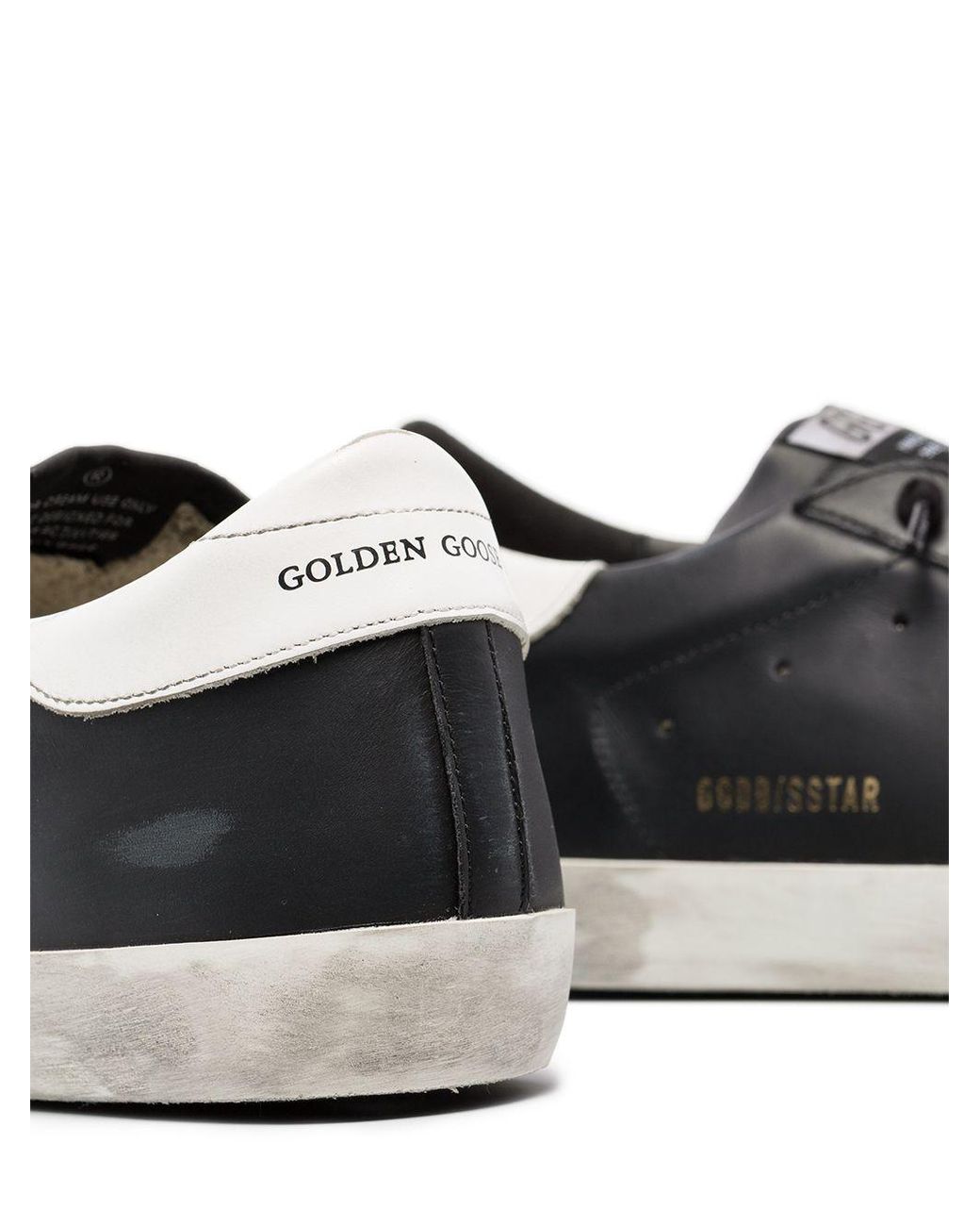 Golden Goose Deluxe Brand Black Super Star Sneakers for men