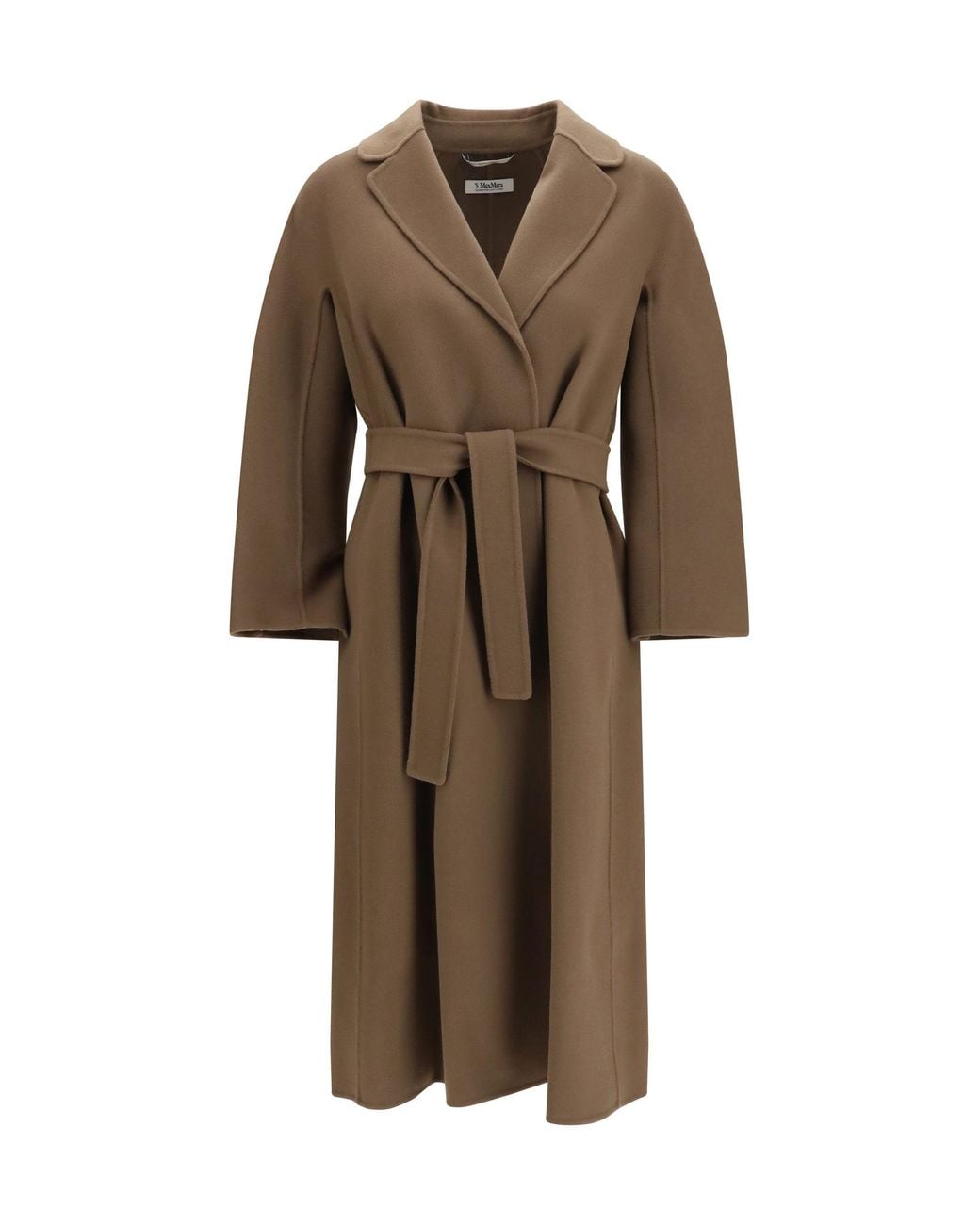 Max Mara Brown 'S Maxmara Esturia Virgin Wool Coat