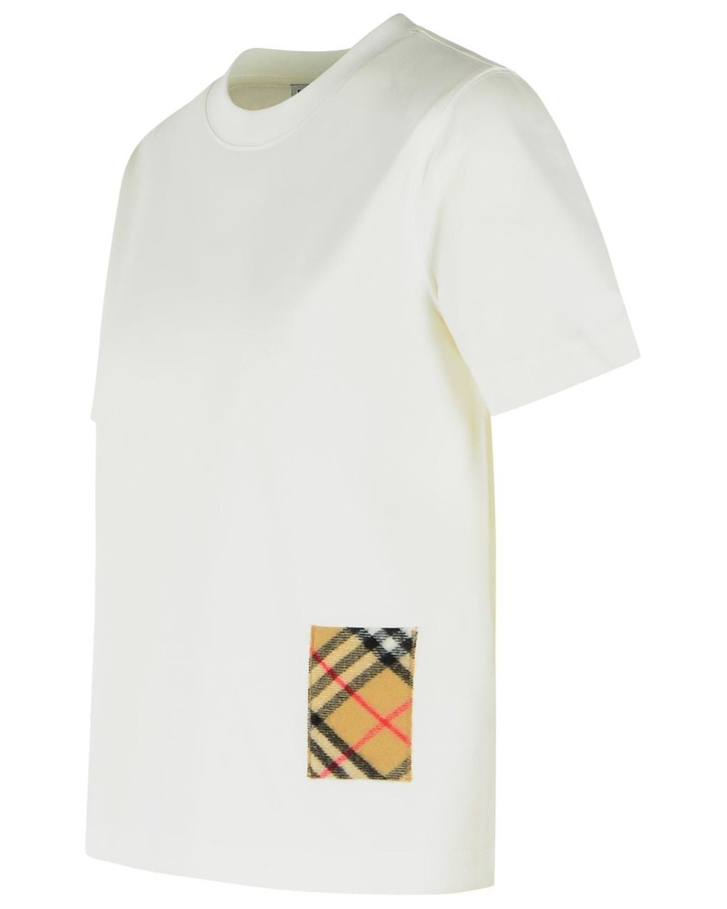 Burberry White Frankie Cotton Polo Shirt