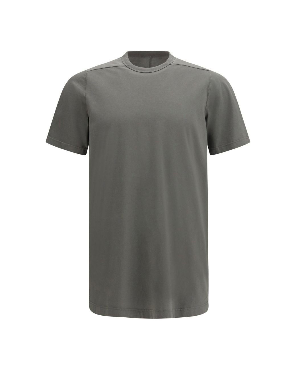 Rick Owens Gray Cotton T-Shirt for men
