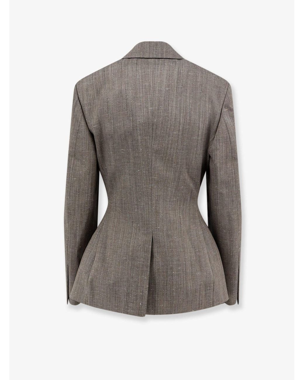 Rohe Gray Hourglass Shaped Wool Blend Blazer