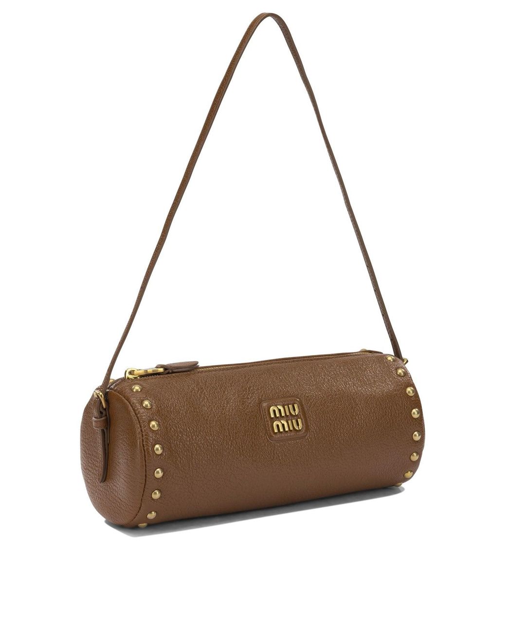 Miu Miu Metallic Small Leather Shoulder Bag