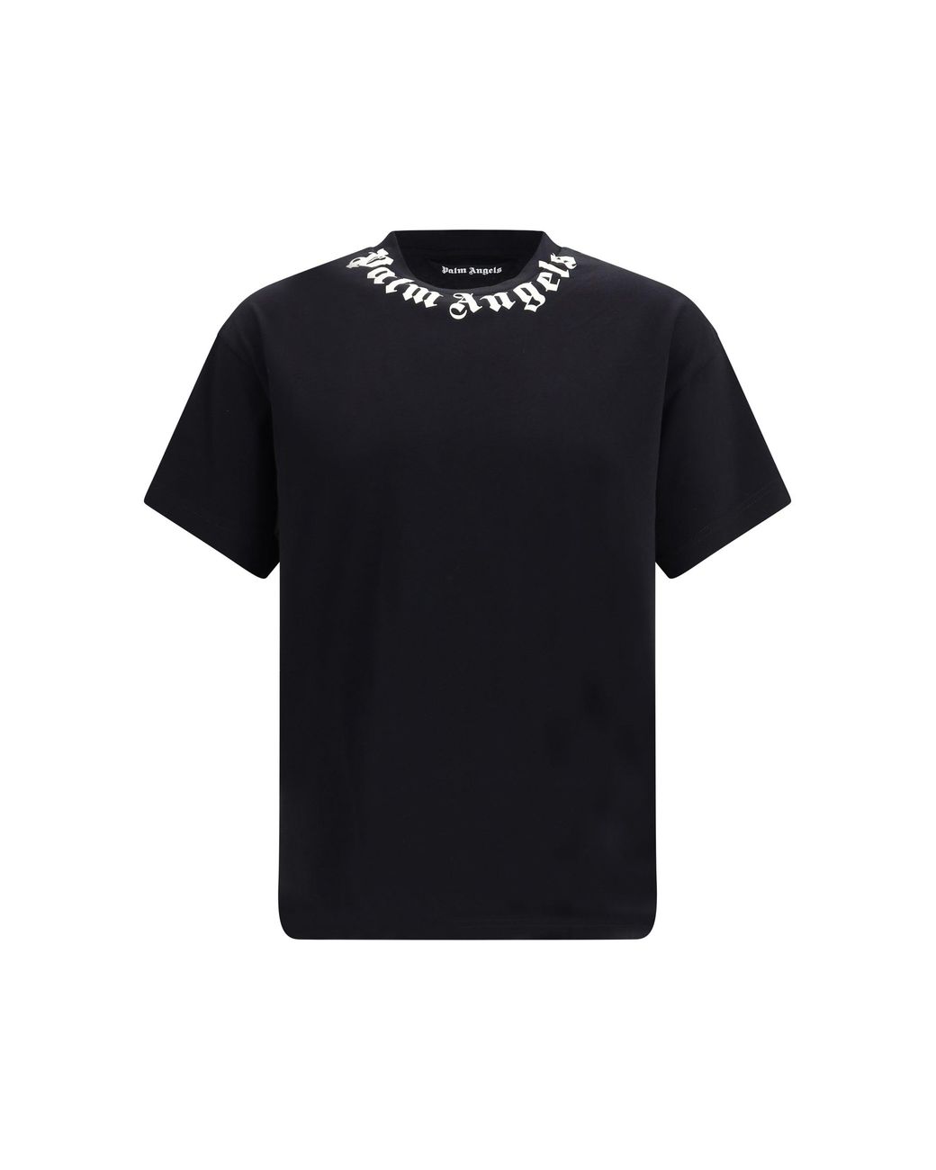 Palm Angels Black Logo Crewneck T-Shirt for men