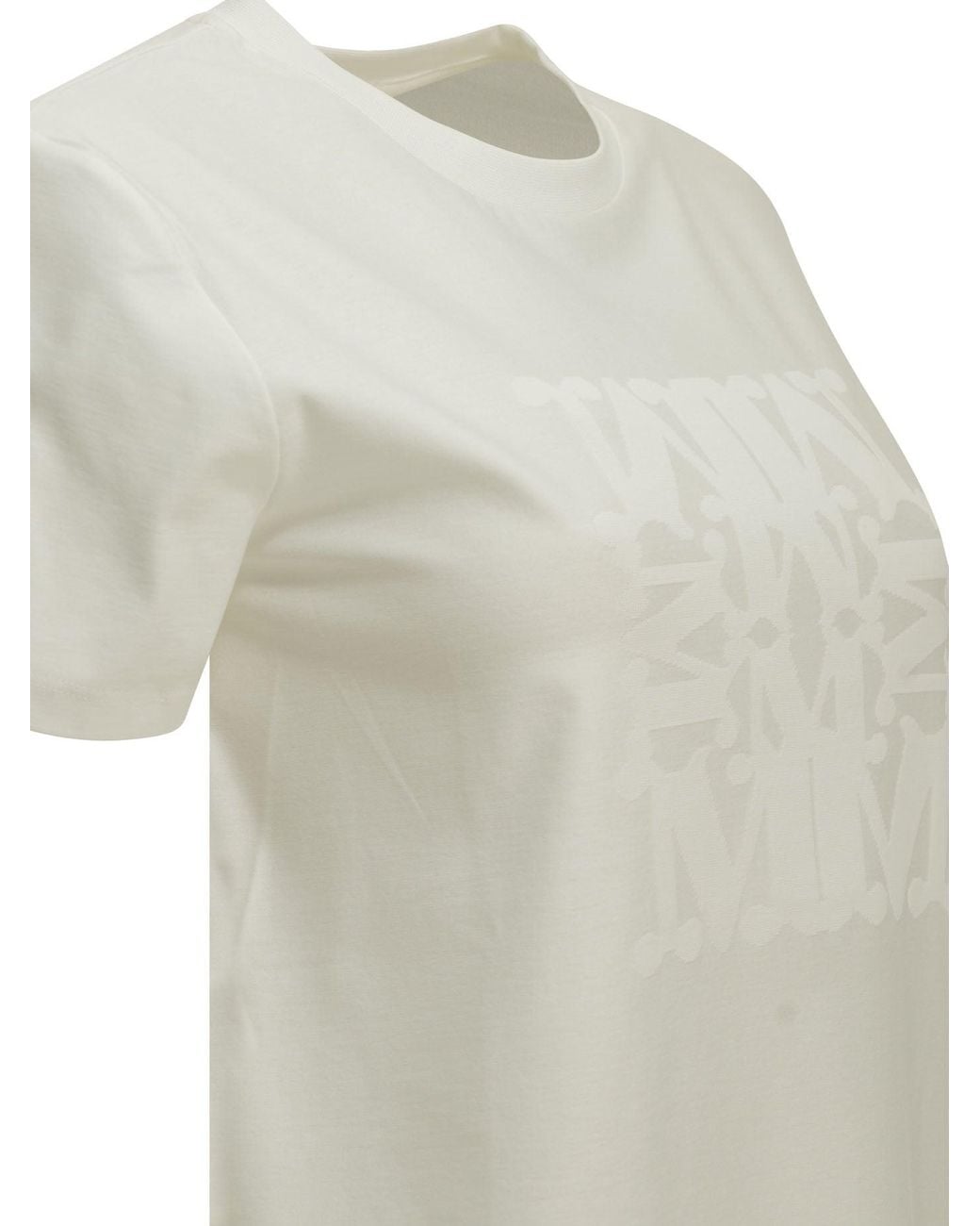 Max Mara White Crewneck T-Shirt
