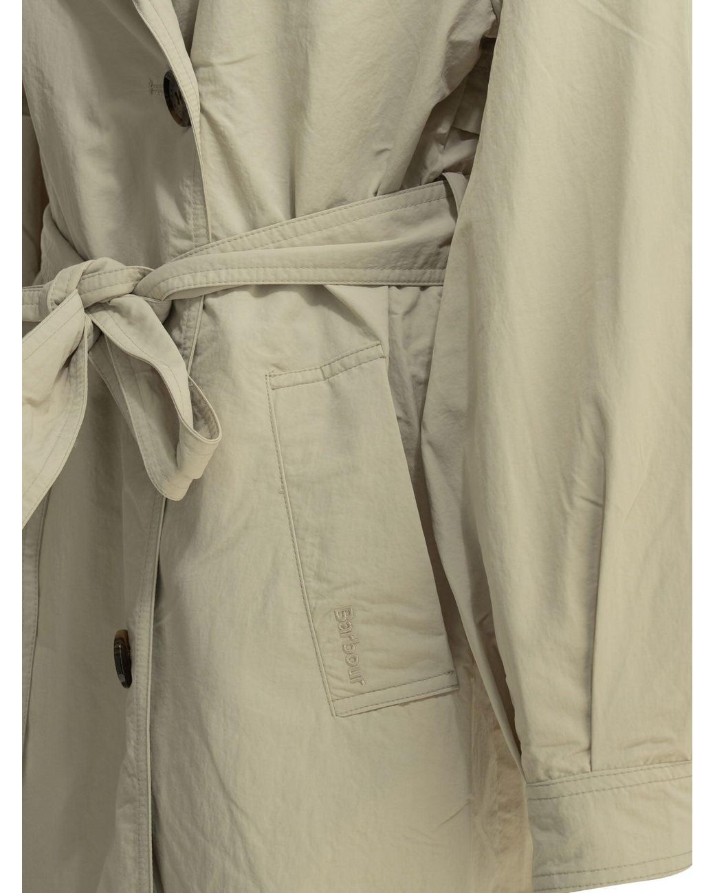 Barbour Natural "Layla" Trench Coat