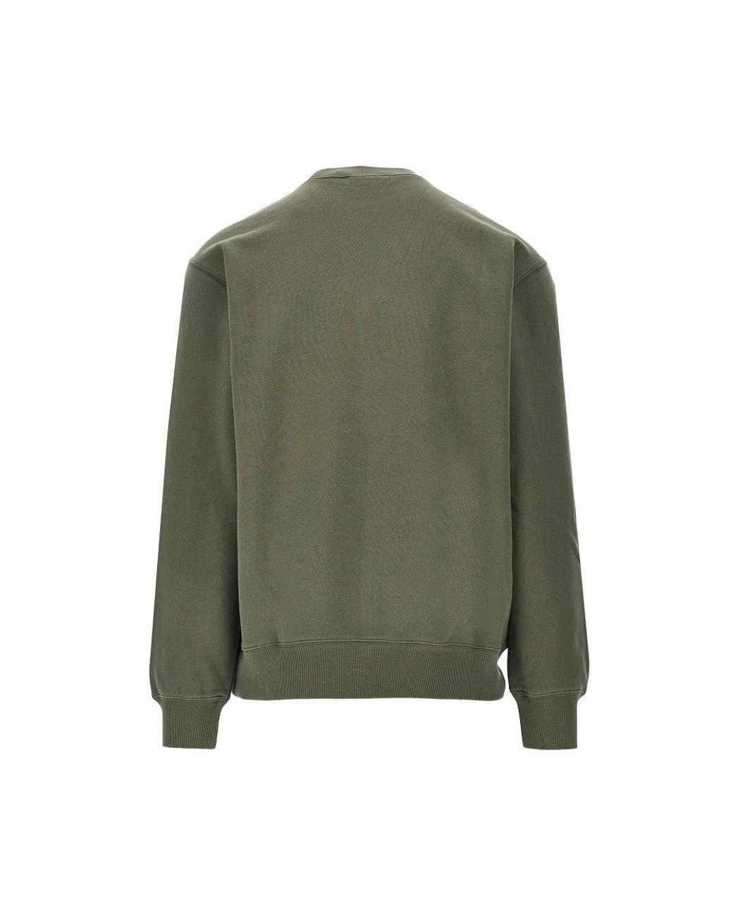 Carhartt Green 'Pinball' Embroidery Crewneck Sweatshirt for men