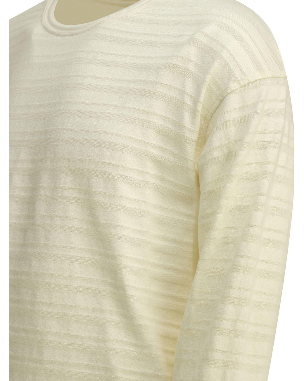 mfpen Natural Knitted Crew Neck Organic Cotton Sweater for men