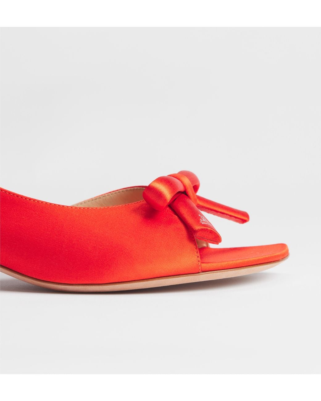 Dior Red Bow 40Mm" Slingback Sandals