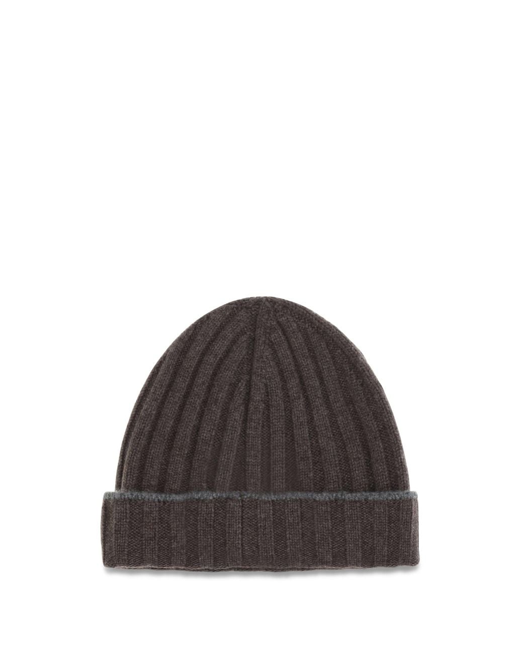 Brunello Cucinelli Brown Beanie Hat Cashmere for men