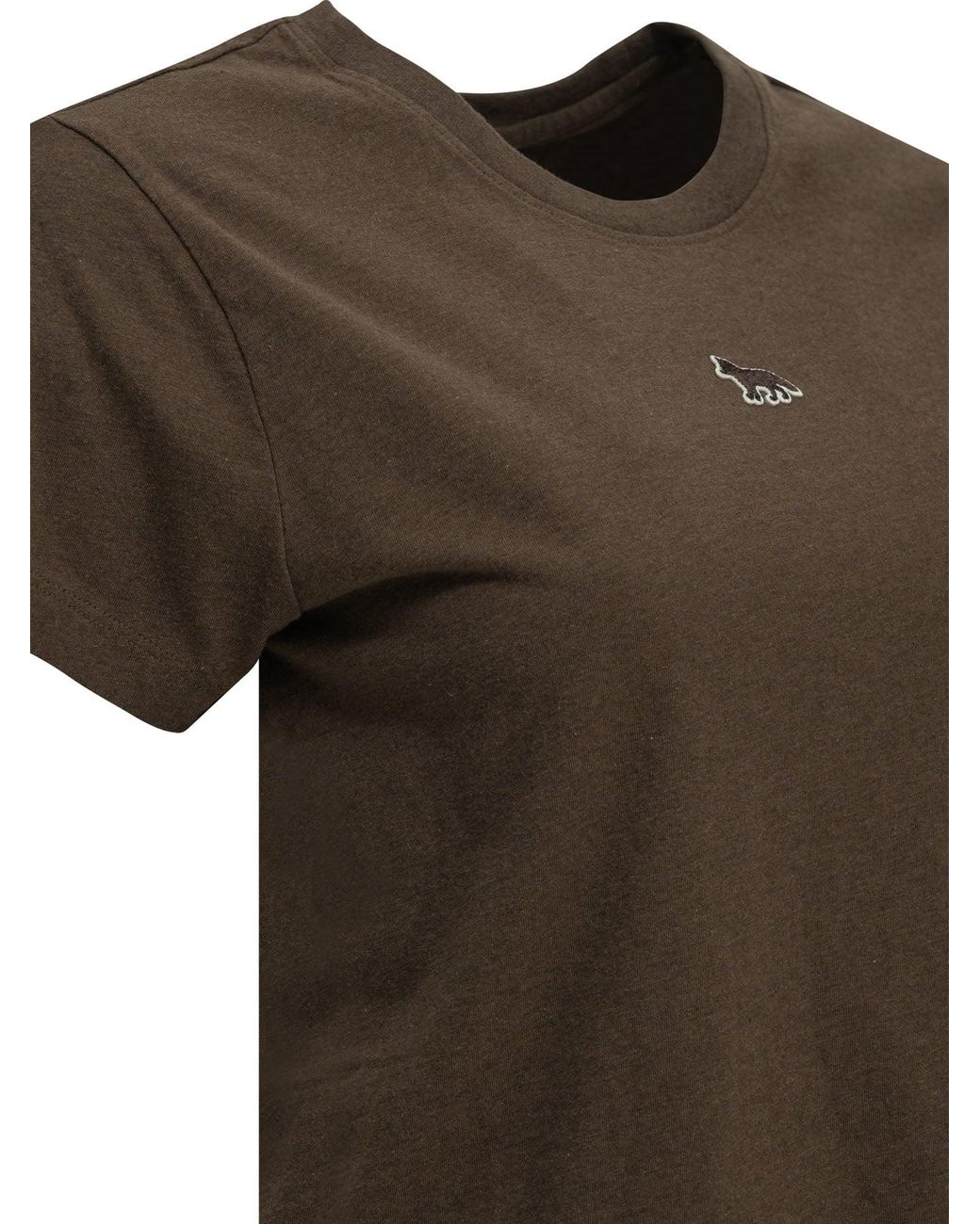 Maison Kitsuné Green "Baby Fox" Crew-Neck T-Shirt