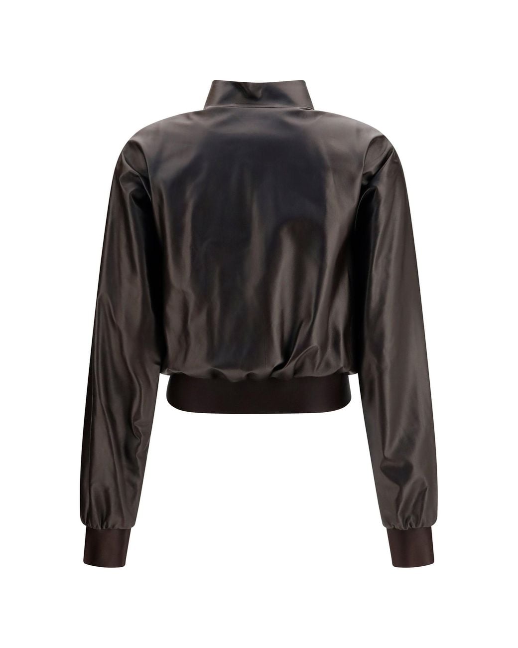 Gucci Black Soft Nappa Bomber Jacket